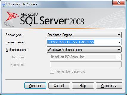 Microsoft sql server 2008 express